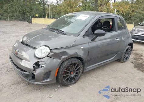 2013 Fiat 500 Abarth z USA, uszkodzony, nr VIN 3C3CFFFH4DT551654